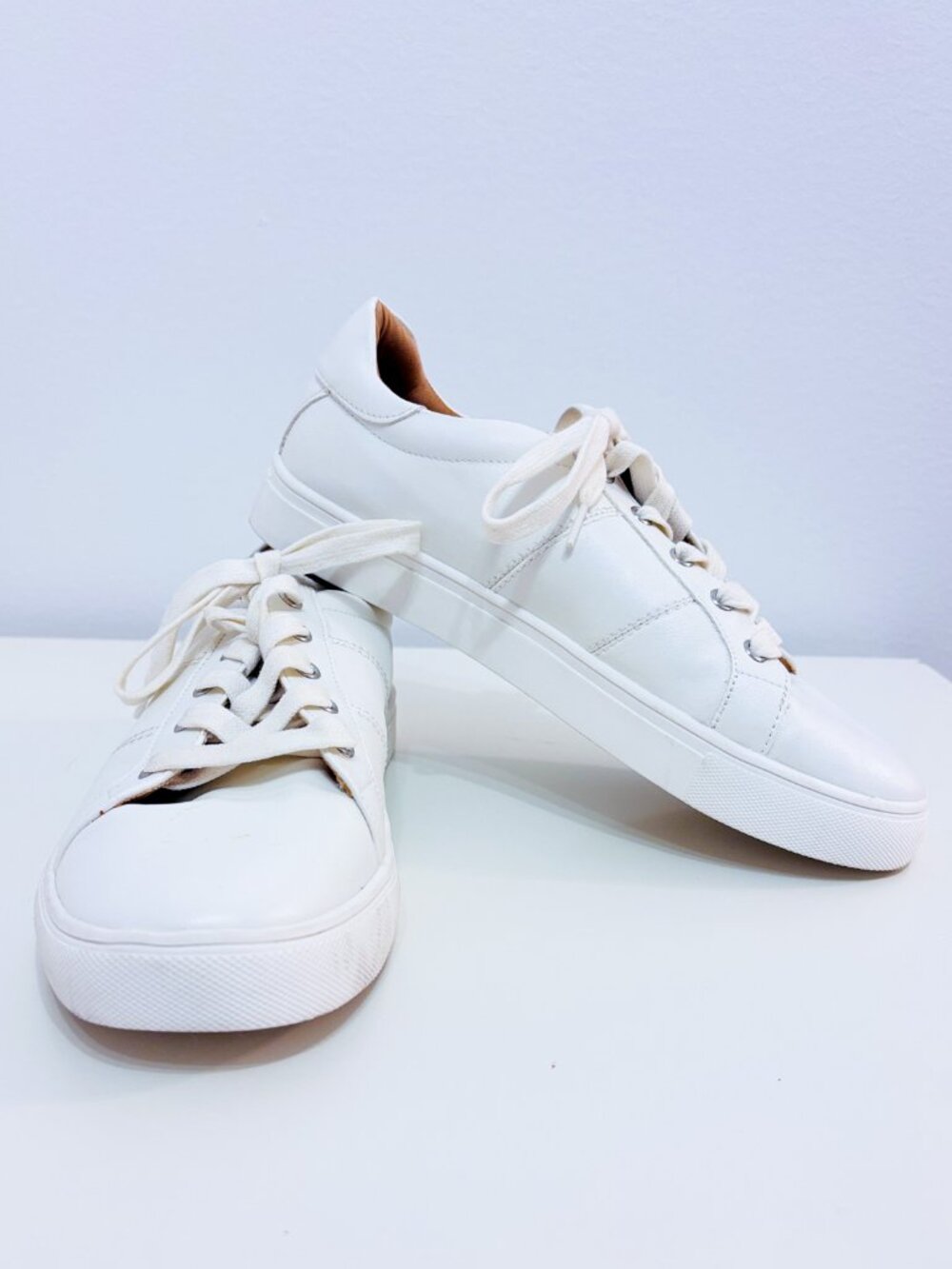DOLCE VITA White Austerly Sneakers | Minimalist Casual | Size 8
